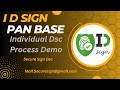ID Sign - Pan Base Individual Dsc Process Demo Video || Secure Sign DSC ||