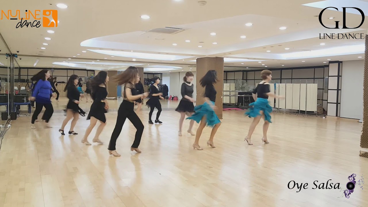 Oye Salsa Line Dance ( Ivy Low ) YouTube