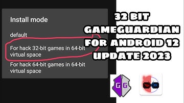 32 bit gameguardian on android 12 update 2023 | no daemon problem