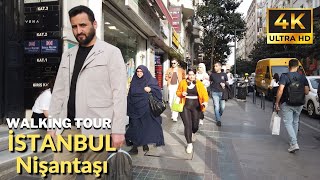 İstanbul Turkey Nişantaşı Walking Tour [4K Ultra HD/60fps]