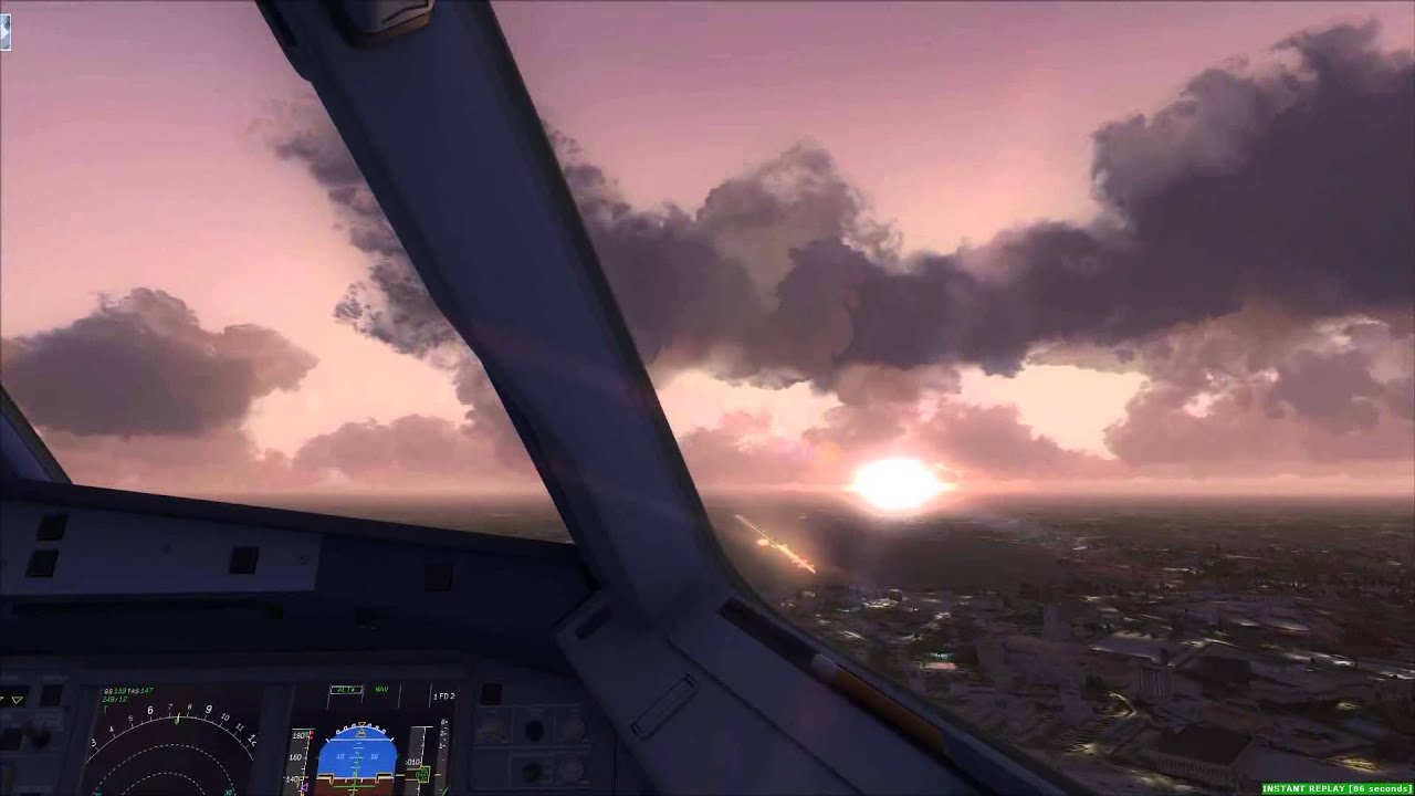 Cockpit View Airbus A320 landing at Karachi Morning - YouTube