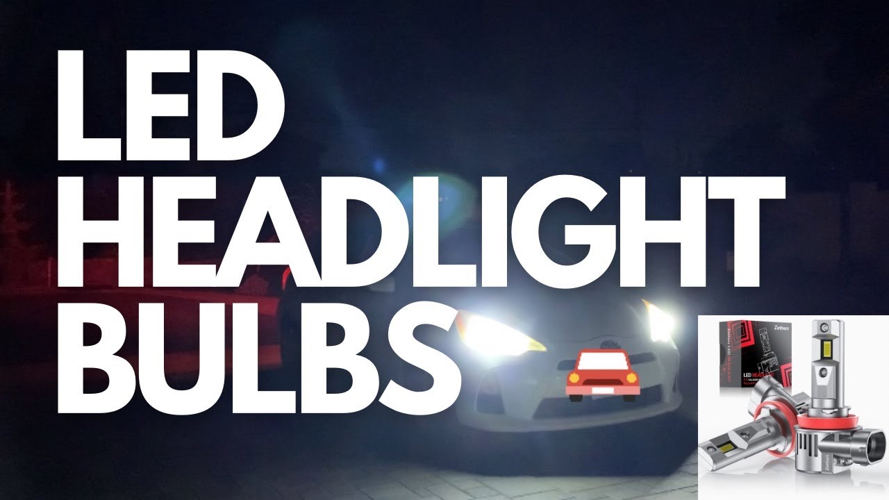 Zethors H7 LED Headlight Bulbs : : Automotive