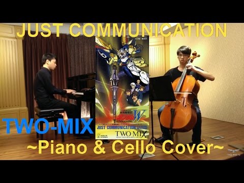 Gundam Wing Just Communication 15 Piano Cello Cover Two Mix th Anniversary ガンダムw Youtube