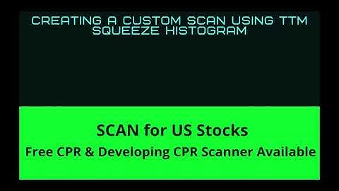 Thinkorswim Scan TTM Squeeze Histogram  | Identify Bullish and Bearish Stock which are Trending