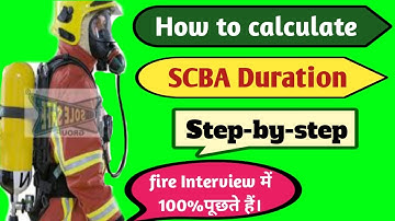 How to calculate SCBA working duration| SCBA|breathing apparatus|self contained breathing apparatus