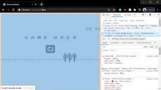 Hacking Dino (TRex) Game in Chrome screenshot 4