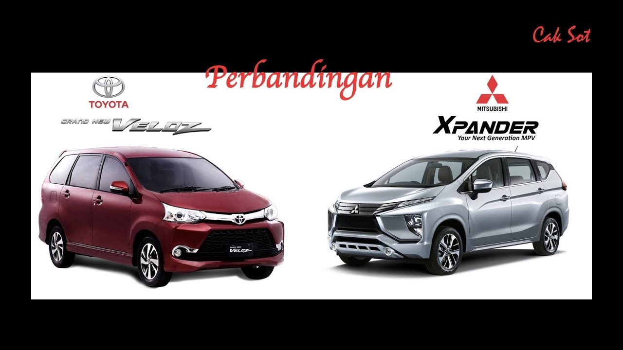 Perbandingan Toyota Avanza Veloz VS Mitsubishi Xpander 2017 YouTube