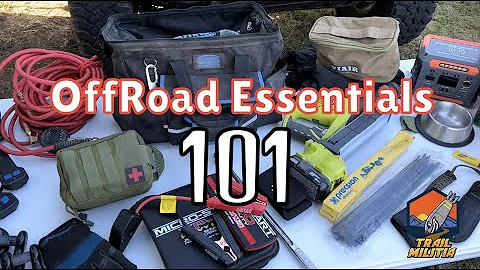 Offroad Essentials 101 Everything you need for an off-road outing