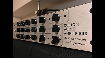 Custom Audio Amplifiers 3+ SE Tube Preamp  Direct - Gibson Les Paul R9