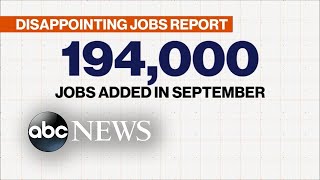 September jobs report falls short of analysts’ expectations