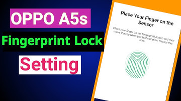 oppo a5s fingerprint lock setting || oppo a5s me fingerprint lock kaise lagaye || how to set