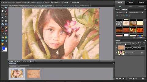 |How to Apply Texture| Photoshop Elements 9 Tutorials