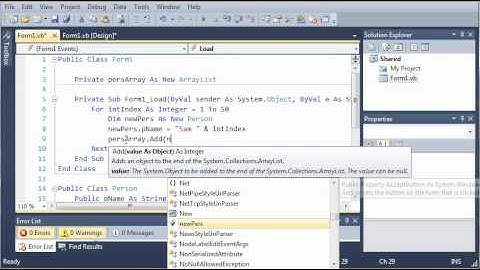 Visual Basic Tutorial - 128 - Shared