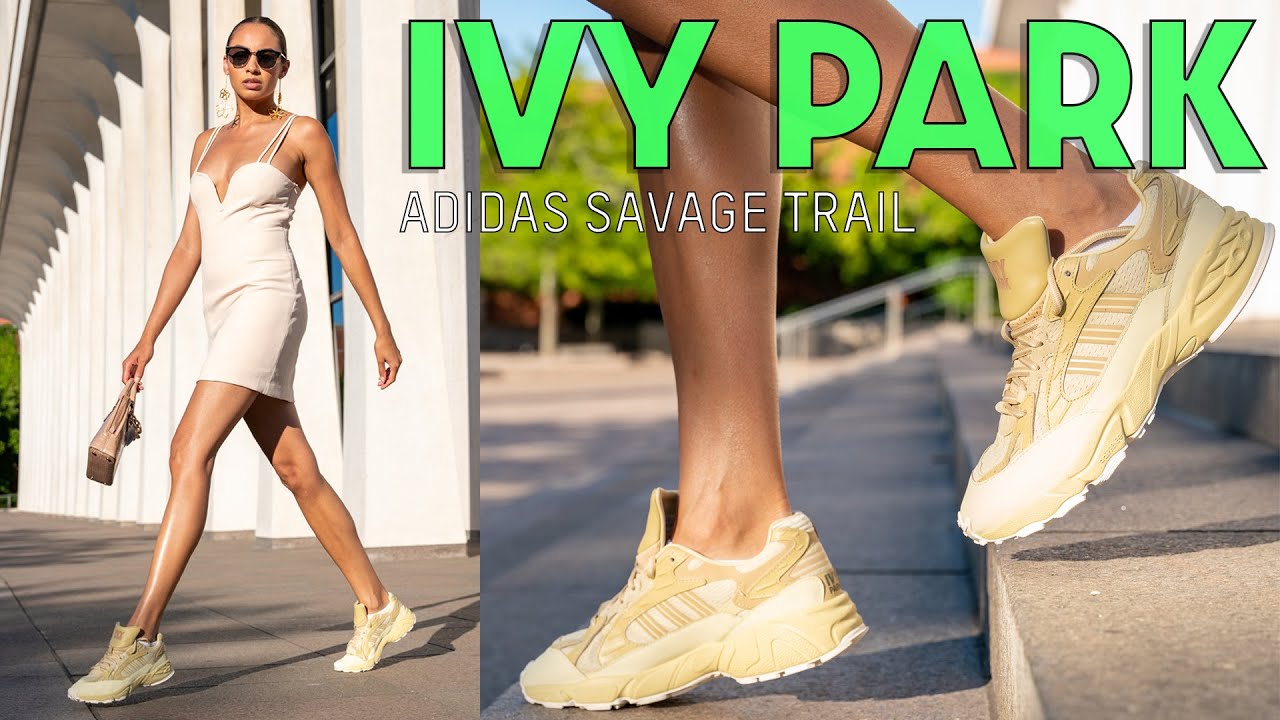 NEW HEAT from IVY PARK! Adidas Savage Trail On Foot Review and How to FOUR ways YouTube