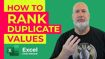 How to Rank Duplicate Values in Excel