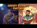 Greedy Business Partner | Moral Stories in English | Life Lesson | Learn English | Bedtime Stories
