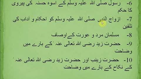 APSACS Class 10 Islamiyat Lecture # 1