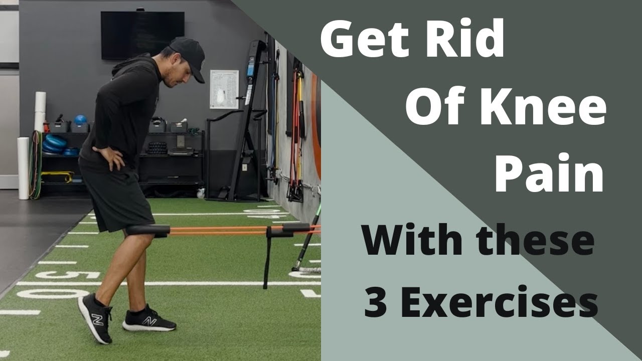 STOP Knee Pain - 3 Exercises to reduce knee pain - YouTube