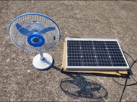 solar fan 12v dc fan run with solar panel and battery solar fan unboxing in tamil 50w solar panel