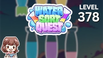 Water Sort Quest Level 378 Solution Walkthrough