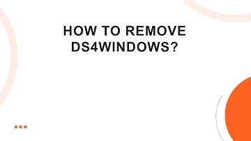 How to remove DS4Windows?