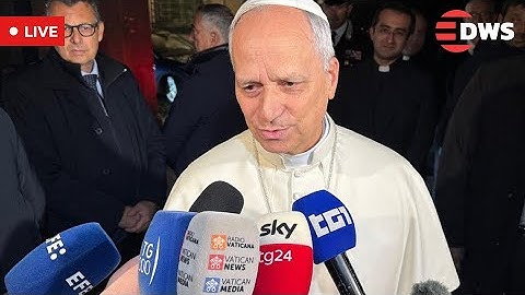 LIVE: Pope Leo Speaks to Journalists Before Leaving Castel Gandolfo | DWS News | AC14