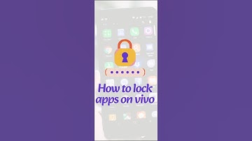 How to lock apps on vivo v21e #shortvideo  #vivo #vivophone