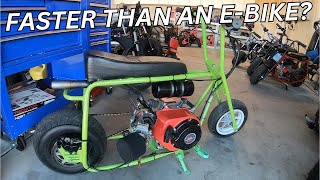 Predator 224 vs electric QS120 mini bike: Who’s the Speed King?