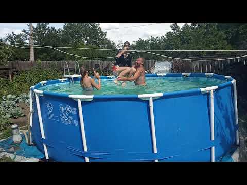 Gymnastics in the pool !!! Summer is wonderful!!! Лето прекрасно!!!