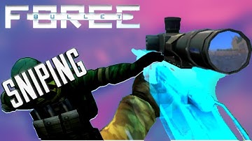 MY FIRST TIME SNIPING IN BULLET FORCE!!