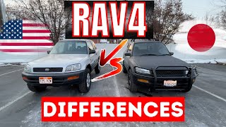 USA vs. JAPAN! Differences between two first generation Toyota RAV4s