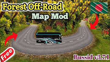 Map Mod Bussid v3.7.1 | Forest Off-Road Map Mod For Bus Simulator Indonesia | Bussid Map Mod.