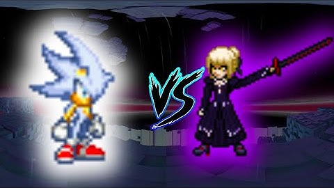 ALTER SABER TP VS HYPER SONIC OP IN JUMP FORCE MUGEN