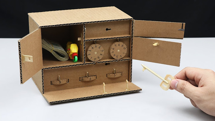 3 Level Safe Lock DIY from Cardboard