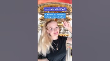 Code a Bell Pair on a Quantum Computer with OpenQASM #Shorts