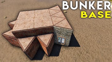 RUST BUNKER BASE | Easy MODULAR Hard to RAID