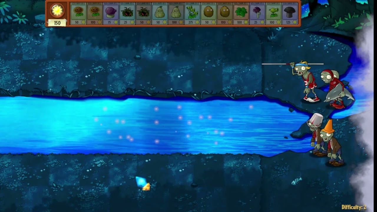 Plants Vs. Zombies Fusion (English) NEW V3.0! | Minigames | Zombie Nimble Zombie Quick Challenge