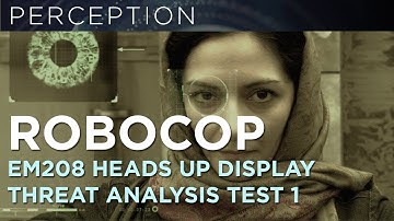 RoboCop EM208 Heads Up Display Threat Analysis Motion Test 1