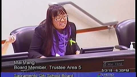 Sacramento City Unified School District - May 3, 2018