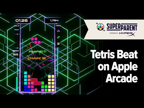 Tetris Beat Apple Arcade Gameplay - SuperParent First Look - YouTube