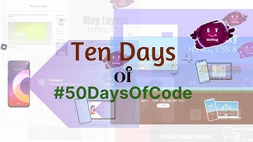 Ten Days of HashTag #50DaysOfCode | HTML, CSS | G V TANISH VETTRIVEL | #50DaysOfCode |  G V #deVlog