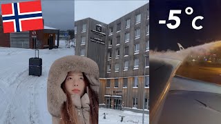 [Norway Vlog 1] Pack With me🧳 Exchange student from Taiwan ✈️☃️❄️🥶 我到挪威交換啦🇳🇴😍