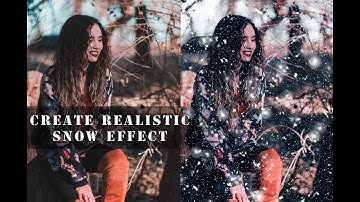How to Create Winter Snow Effect in Photoshop