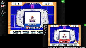 GBA Switch Online - Trading Ghosts in Mario Kart: Super Circuit