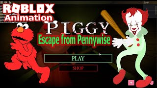 Elmo Plays Roblox Piggy Puppet &amp; Meets Pennywise - Animated Skit w/ Voice Impressions