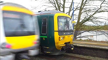 CHILTERN MAINLINE | PASSING, STOPPING, PASSENGER AND FREIGHT DIESEL TRAINS AT KINGS SUTTON 16.02.22