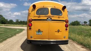 Crown School Bus - Crown Coach - Crown Bus - 1980 - Engine Doors Open - Walk Around