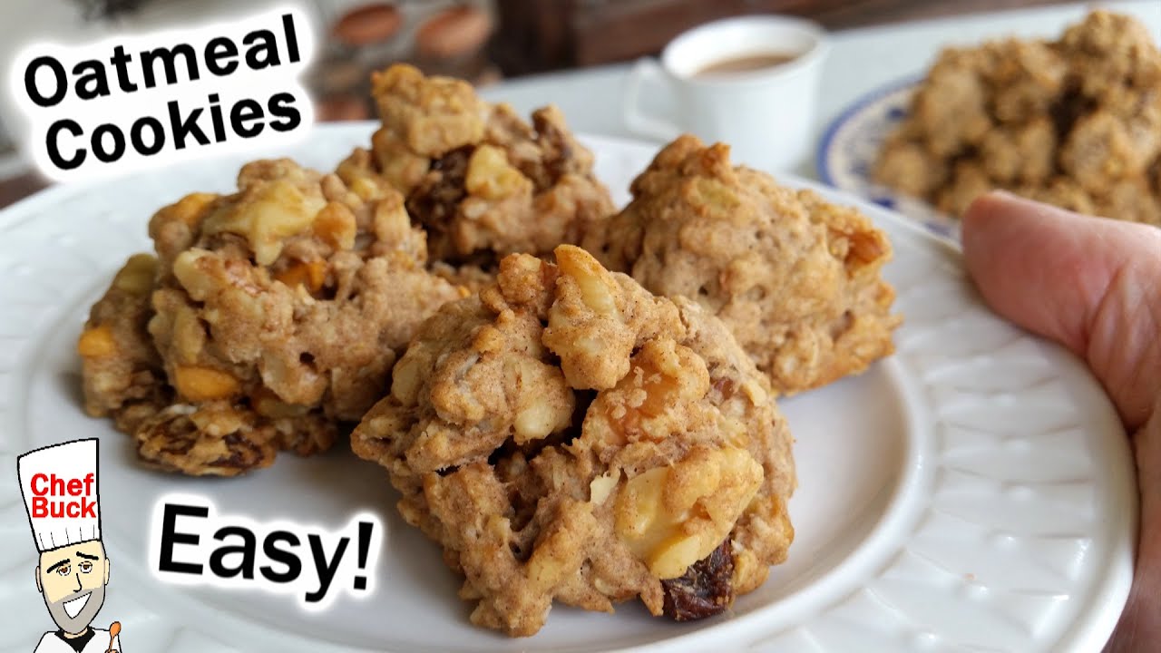 Easy Oatmeal Cookie Recipe - YouTube