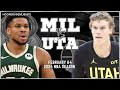 Milwaukee Bucks vs Utah Jazz Full Game Highlights  Feb 4  2024 NBA Season