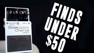 Finds Under $50 - Boss CEB-3 Bass Chorus [Demo] - YouTube